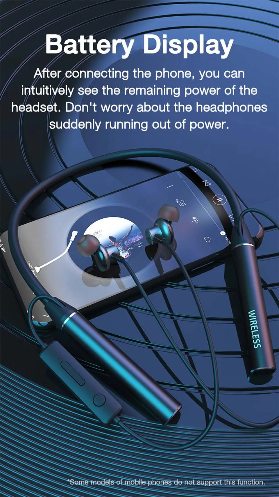 Auriculares Deportivos Auriculares deportivos inalámbricos con micrófono Bluetooth Fone De Ouvido Sem Fio Inalambicos Auriculares