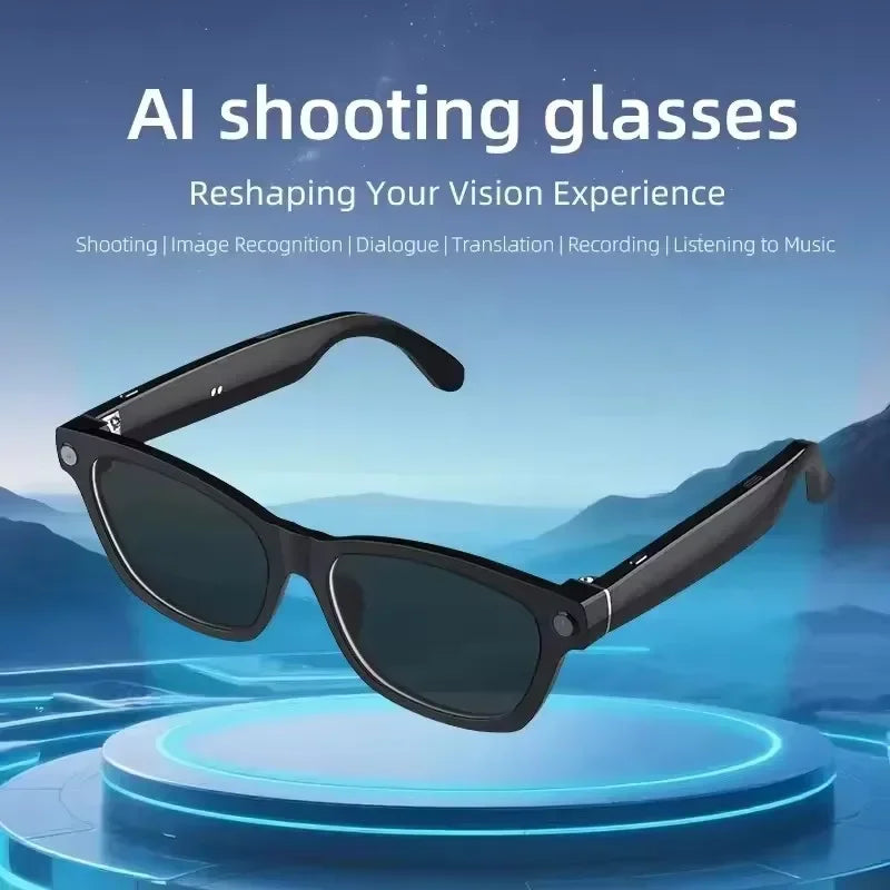 Nuevas Gafas Inteligentes Lenovo AI 2026 con Cámara HD de 800W, Traducción en Tiempo Real, Llamadas, Grabación de Música, Gafas Inteligentes para Viajes al Aire Libre