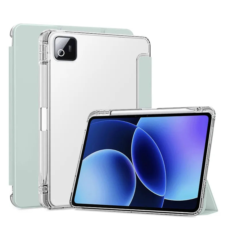 Funda para Xiaomi Pad 8/8Pro 11,2 pulgadas inteligente con portalápices soporte triple Funda para tableta Xiaomi Pad 7 Pro Mi Pad 7 2024 Funda