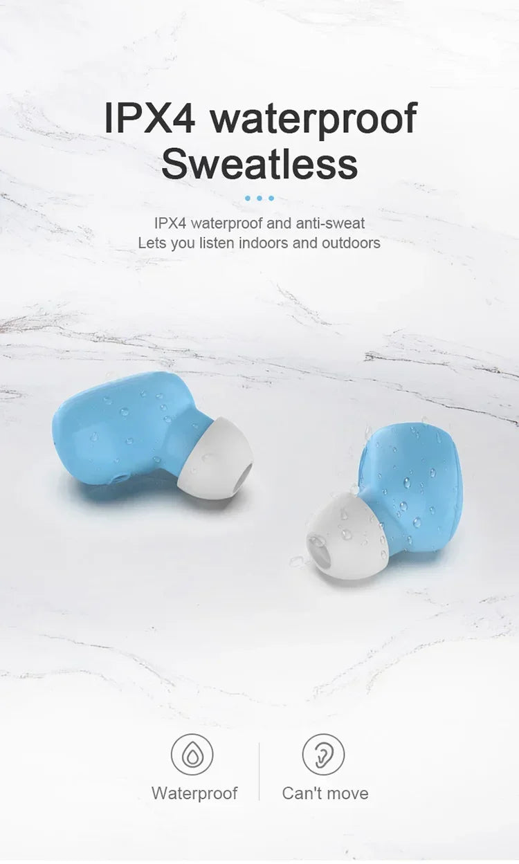 Auriculares inalámbricos A6S TWS originales, auriculares Bluetooth, auriculares deportivos estéreo Fone Bluetooth