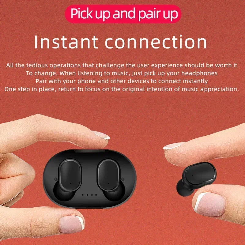 Auriculares inalámbricos A6S TWS originales, auriculares Bluetooth, auriculares deportivos estéreo Fone Bluetooth