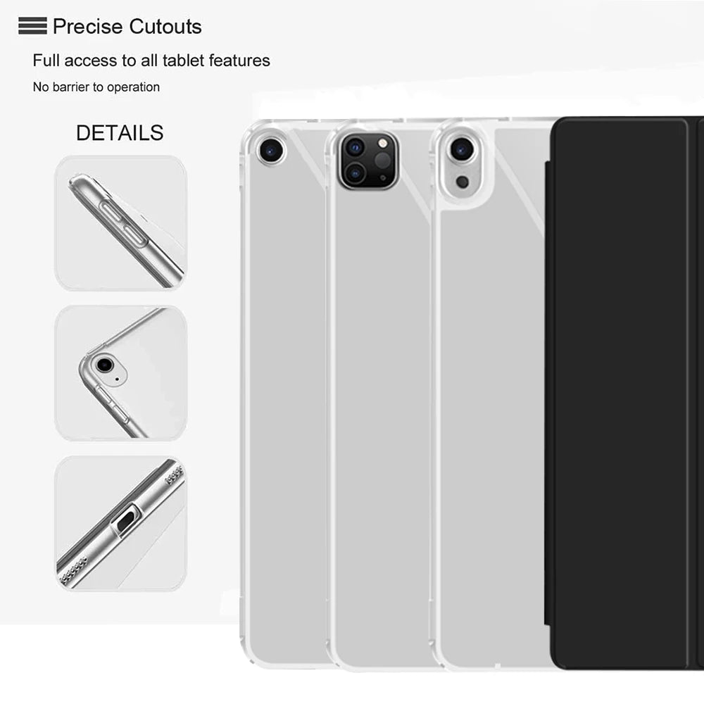 Funda inteligente para iPad 9,7, 10,2, 7.9, Pulgada, 2017, 2018, 2019, 2020, 2021, 2022 ipad mini Air pro 1 2 3 4 5 6 7 8 9 10 generación 5th 6th 7th 8th funda magnética de cuero Pu con soporte para Despertar dormido