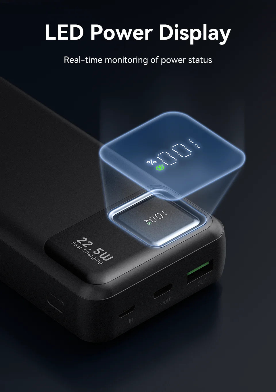 KUULAA 20000mAh banco de energía batería externa portátil 22,5 W cargador portátil de carga rápida para iPhone xiaomi redmi poco Powerbank