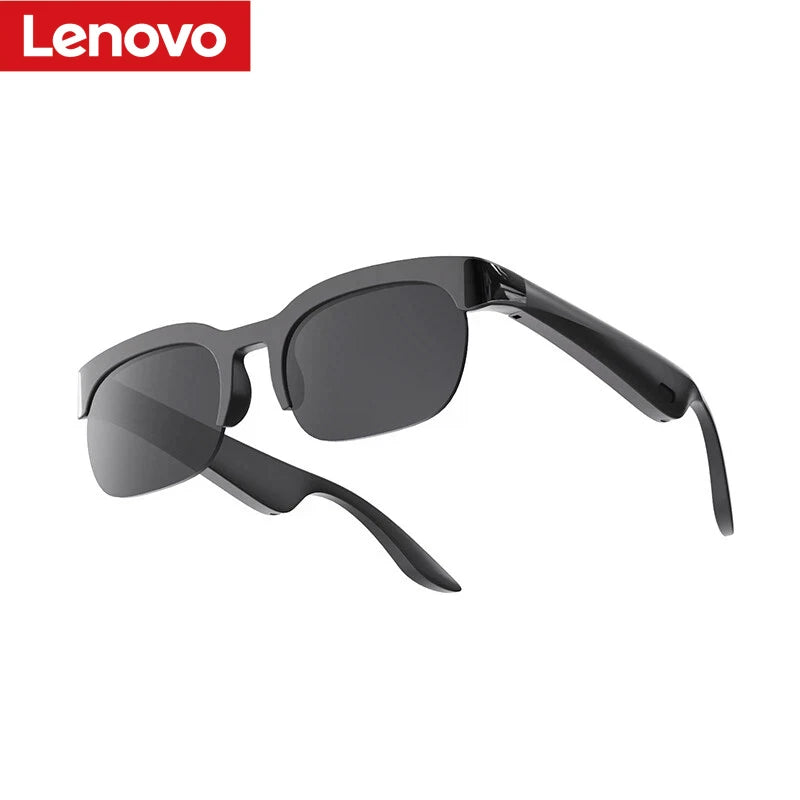 Lentes Inteligentes Lenovo 2026, Traducción por IA, Conversación Bluetooth, Grabación, Escucha de Música, Lentes de Sol Inteligentes para Hombre y Mujer