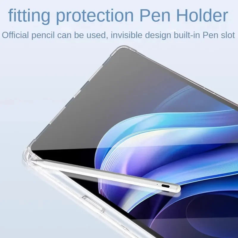 Funda para Xiaomi Pad 8/8Pro 11,2 pulgadas inteligente con portalápices soporte triple Funda para tableta Xiaomi Pad 7 Pro Mi Pad 7 2024 Funda