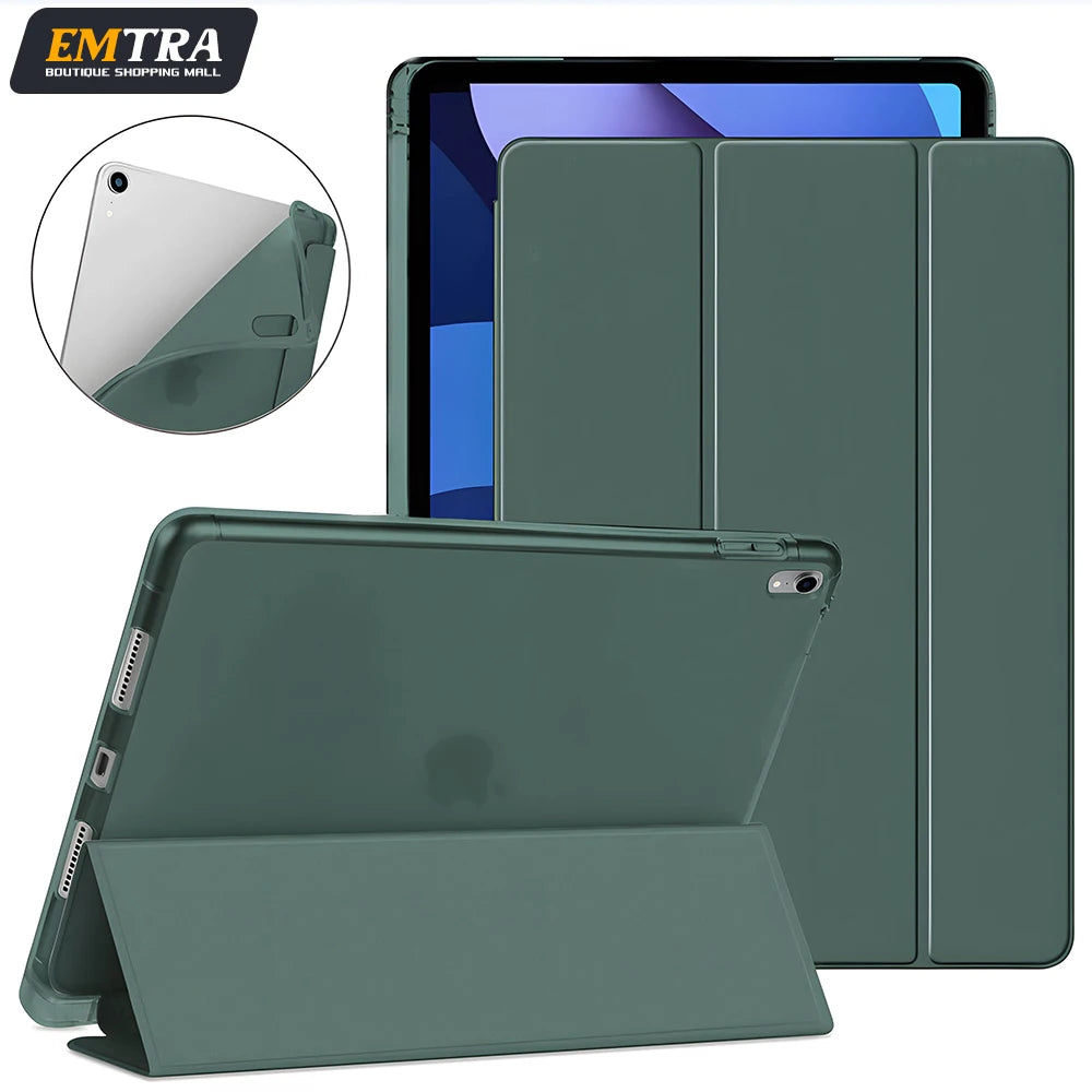 Funda inteligente para iPad 9,7 2018 2017 Fundas Funda magnética de cuero Pu con soporte para iPad 10,2 5th 6th Air 1 2 3 4 5 7 8 9 10 Generación
