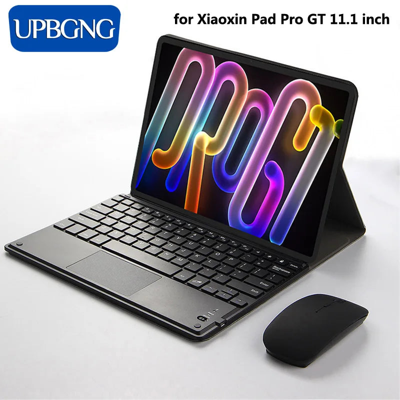 Funda con teclado táctil para Xiaoxin Pad Pro GT, cubierta para teclado y ratón inalámbrico Bluetooth de 11,1 pulgadas, accesorios para Lenovo Pad Pro GT