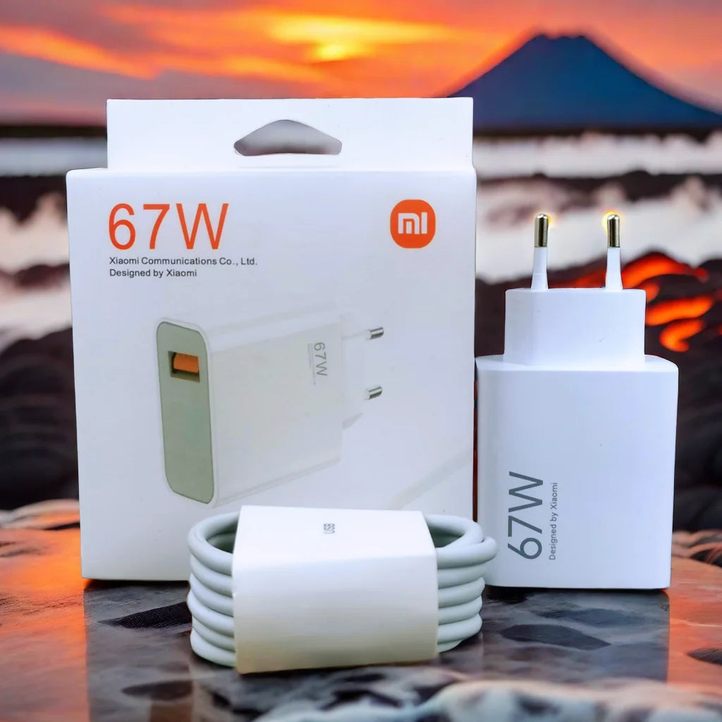 Cargador Original Xiaomi 67W Turbo carga rápida UE Gan adaptador para Poco X6 Pro X5 F5 Mi 14 13 12s Redmi K60 K50 K60E teléfono móvil