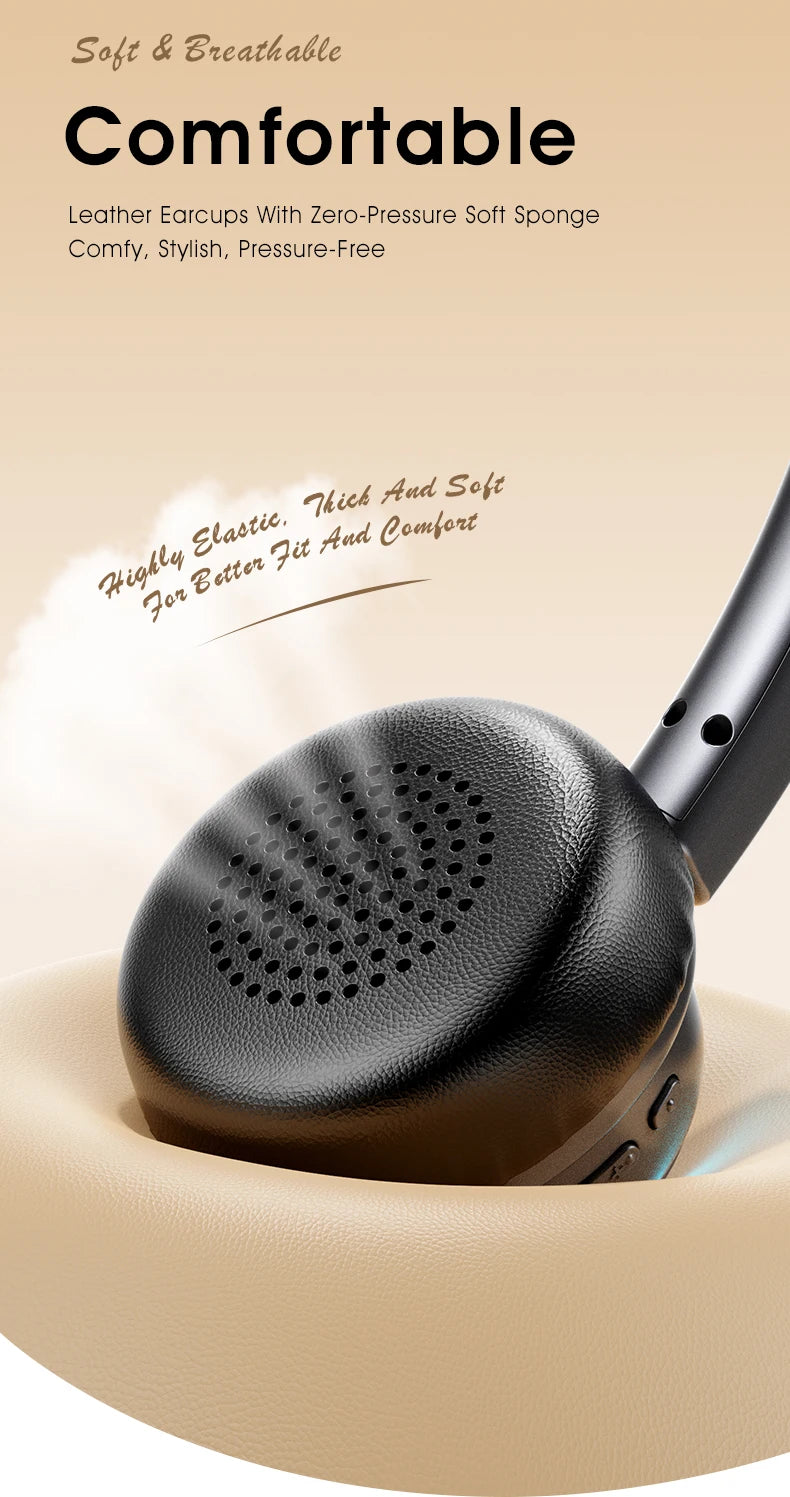 Acer Ohr645 Nuevos auriculares inalámbricos supraaurales con sonido envolvente, efecto de sonido de alta calidad, diseño de ajuste giratorio, tiempo de espera prolongado, adecuados para deportes y otras ocasiones para disfr