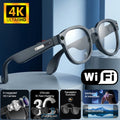 Gafas Inteligentes con IA 2026, Traducción por IA, Cámara HD de 8MP, Grabación de Imágenes 4K, Conversación, Grabación, Escucha de Música