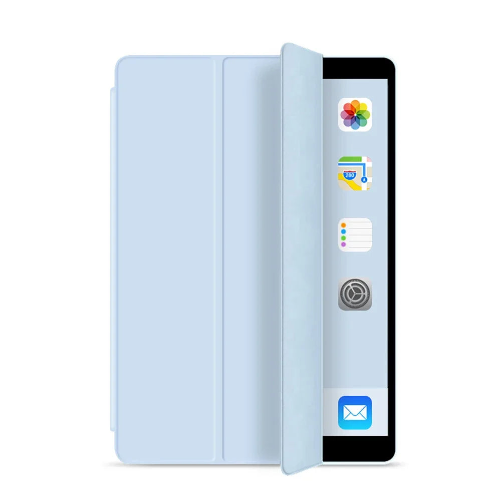 Funda inteligente para iPad 9,7 2018 2017 Fundas Funda magnética de cuero Pu con soporte para iPad 10,2 5th 6th Air 1 2 3 4 5 7 8 9 10 Generación