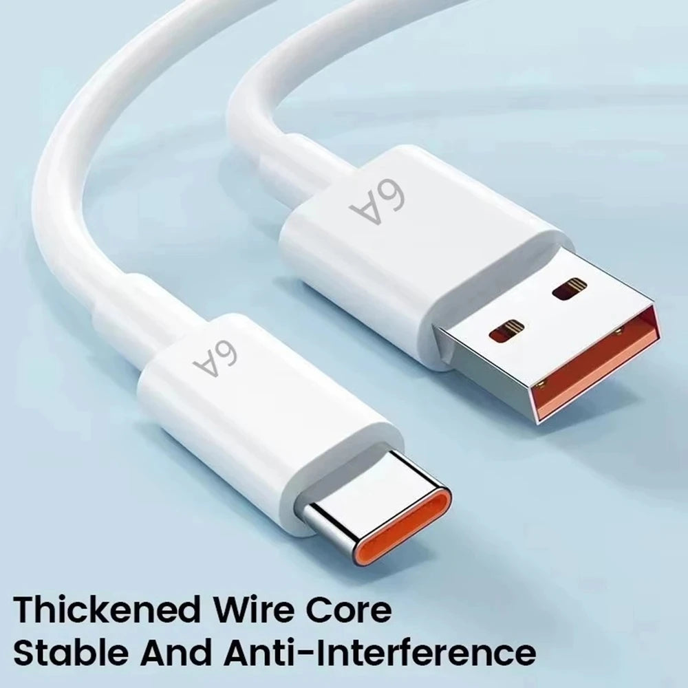 Cargador Ultra rápido 6A 67W para Xiaomi 11 12 Lite 13T 14T 15 17 Redmi Note 10 11T 12 13 14 POCO X3 X4 X5 tipo C Cable de carga USB