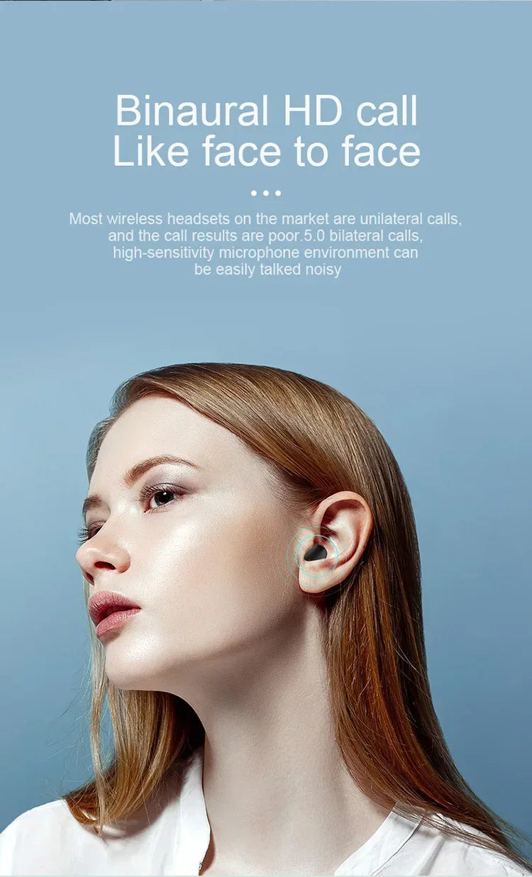 Auriculares inalámbricos A6S TWS originales, auriculares Bluetooth, auriculares deportivos estéreo Fone Bluetooth