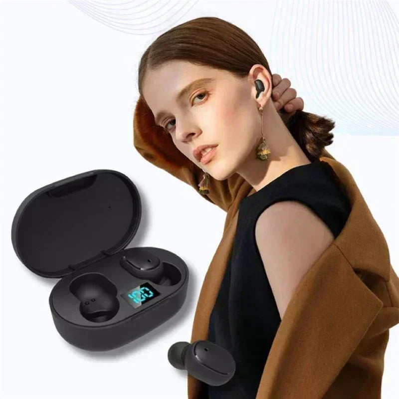 Auriculares inalámbricos Bluetooth E6S TWS auriculares Bluetooth auriculares inalámbricos auriculares con cancelación de ruido con micrófono