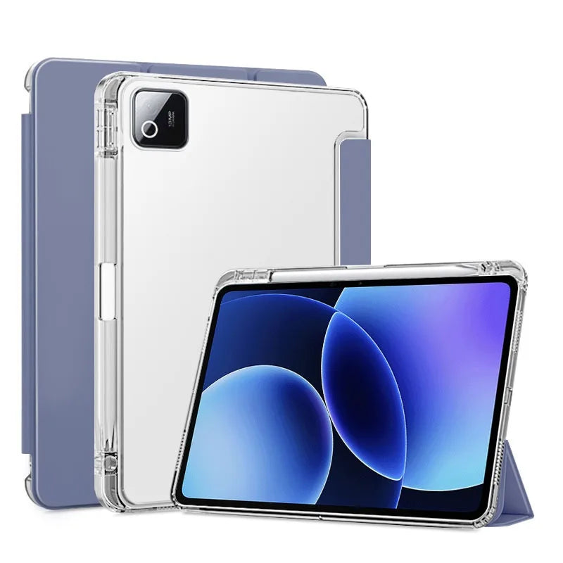 Funda para Xiaomi Pad 8/8Pro 11,2 pulgadas inteligente con portalápices soporte triple Funda para tableta Xiaomi Pad 7 Pro Mi Pad 7 2024 Funda