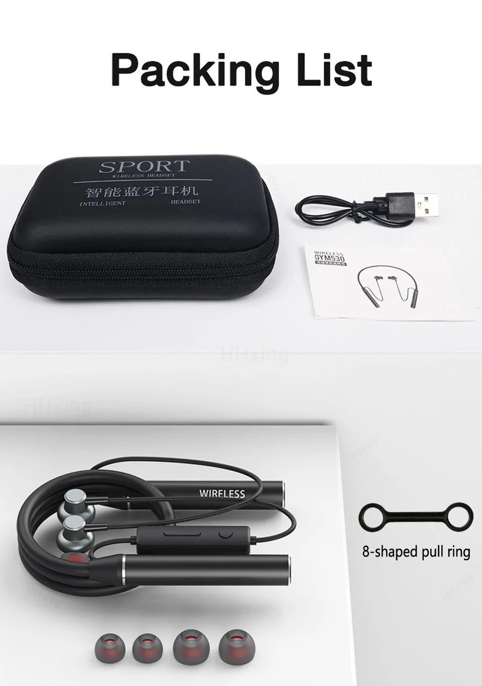 Auriculares Deportivos Auriculares deportivos inalámbricos con micrófono Bluetooth Fone De Ouvido Sem Fio Inalambicos Auriculares