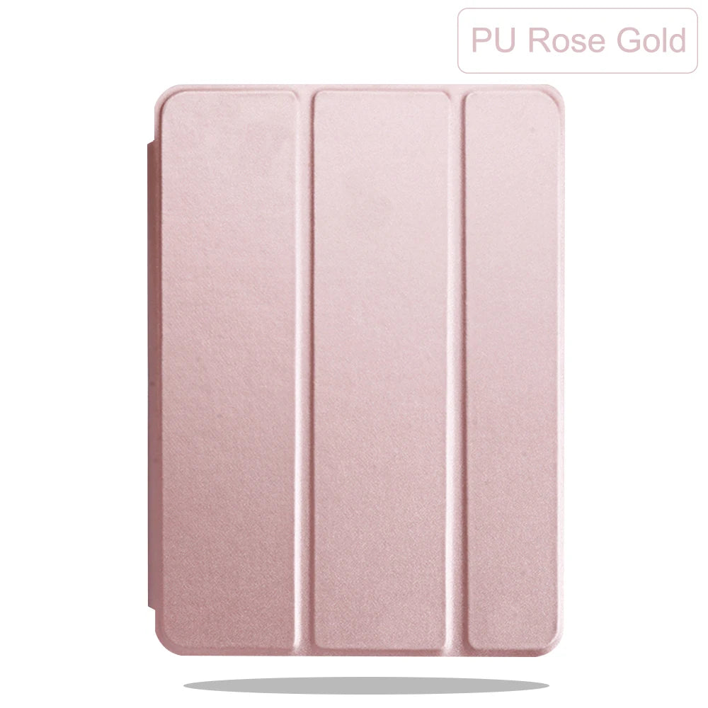 Funda inteligente para iPad 9,7, 10,2, 7.9, Pulgada, 2017, 2018, 2019, 2020, 2021, 2022 ipad mini Air pro 1 2 3 4 5 6 7 8 9 10 generación 5th 6th 7th 8th funda magnética de cuero Pu con soporte para Despertar dormido