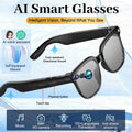 Gafas Inteligentes con IA 2026, Cámara HD 4K de 800W, Memoria de 32GB, Traducción a Más de 139 Idiomas, ChatGPT, Música, Fotos y Video, Gafas de Sol para Hombre y Mujer