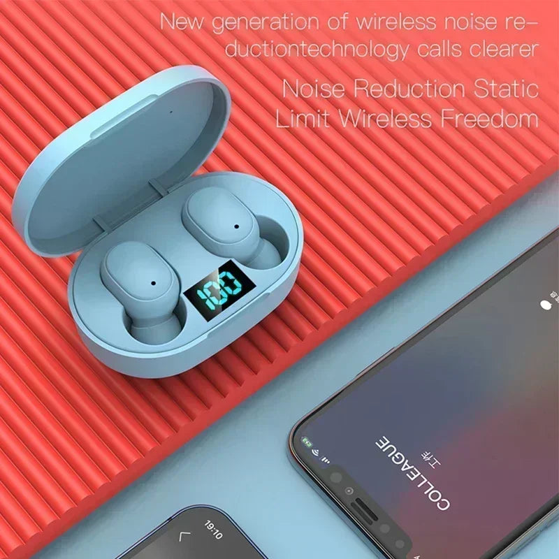 Auriculares inalámbricos Bluetooth E6S TWS auriculares Bluetooth auriculares inalámbricos auriculares con cancelación de ruido con micrófono