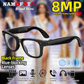 New AI Smart Glasses with Camera 8MP HD 1080P Video Record 4GB Men Women SI Real-time Translation BT Call Music Play Sunglasses
