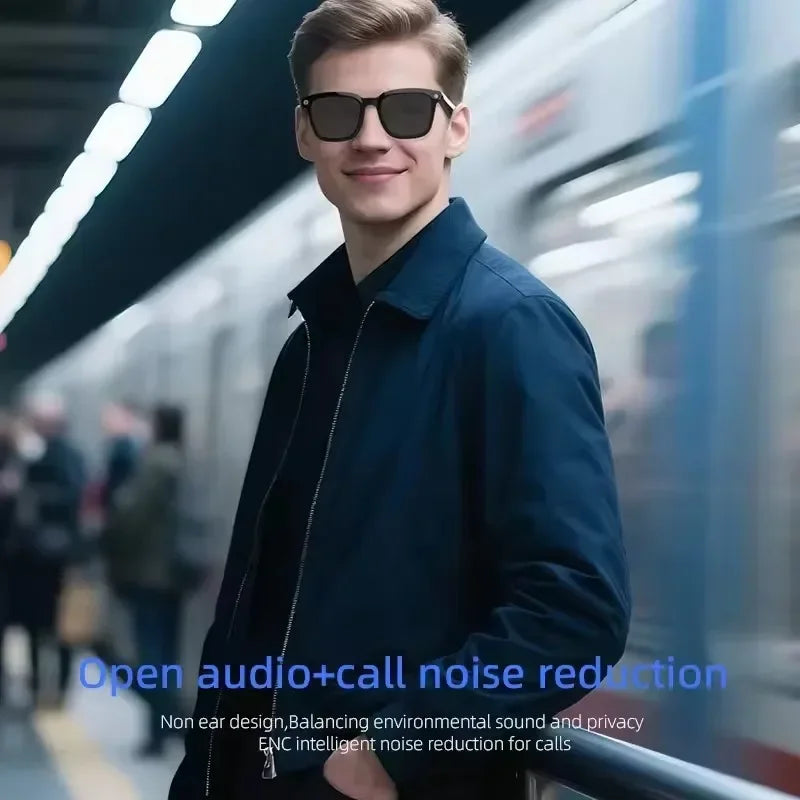Nuevas Gafas Inteligentes Lenovo AI 2026 con Cámara HD de 800W, Traducción en Tiempo Real, Llamadas, Grabación de Música, Gafas Inteligentes para Viajes al Aire Libre