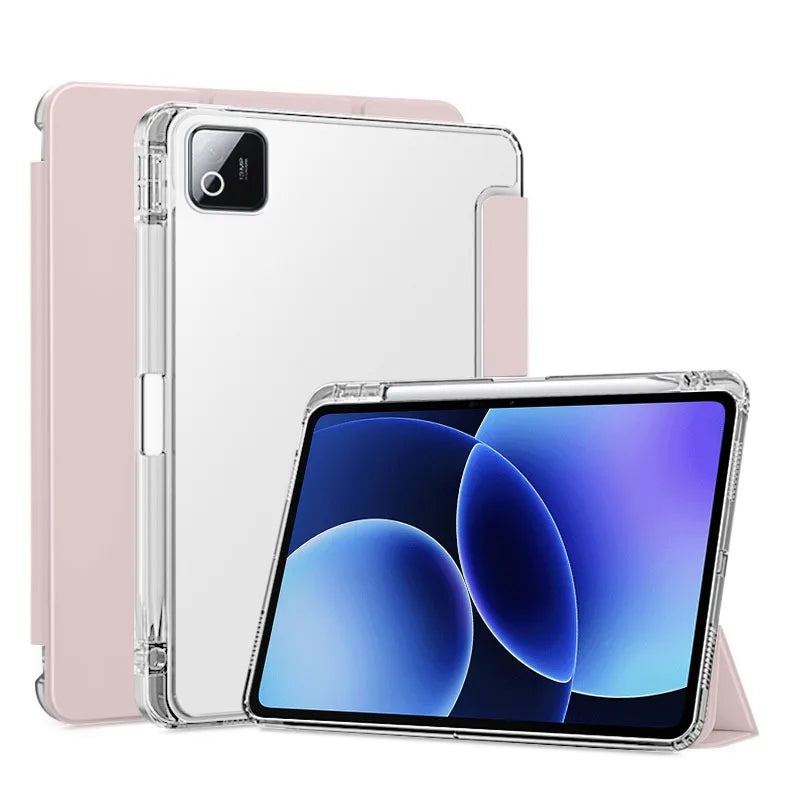 Funda para Xiaomi Pad 8/8Pro 11,2 pulgadas inteligente con portalápices soporte triple Funda para tableta Xiaomi Pad 7 Pro Mi Pad 7 2024 Funda