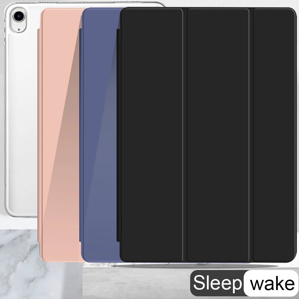 Funda inteligente para iPad 9,7, 10,2, 7.9, Pulgada, 2017, 2018, 2019, 2020, 2021, 2022 ipad mini Air pro 1 2 3 4 5 6 7 8 9 10 generación 5th 6th 7th 8th funda magnética de cuero Pu con soporte para Despertar dormido
