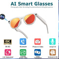 AI gafas de cámara inteligente traducción 8K HD gafas de cámara multifuncional Bluetooth 5,3 llamadas asistente de voz música nuevo