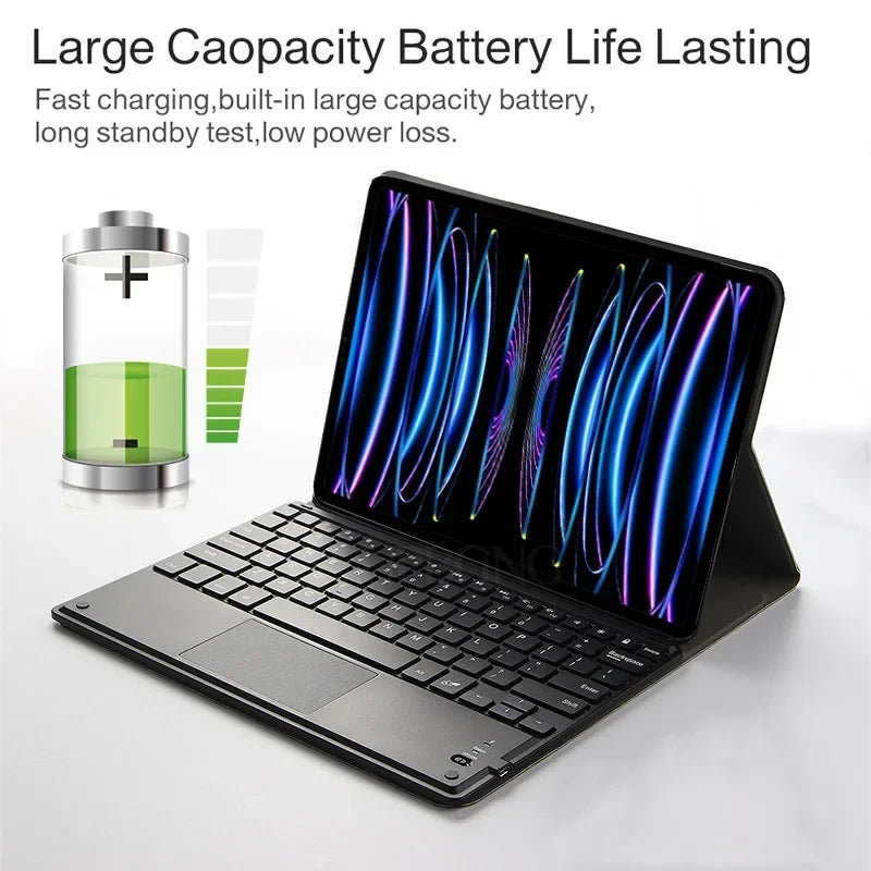 Funda con teclado táctil para Xiaoxin Pad Pro GT, cubierta para teclado y ratón inalámbrico Bluetooth de 11,1 pulgadas, accesorios para Lenovo Pad Pro GT