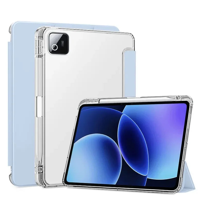 Funda para Xiaomi Pad 8/8Pro 11,2 pulgadas inteligente con portalápices soporte triple Funda para tableta Xiaomi Pad 7 Pro Mi Pad 7 2024 Funda