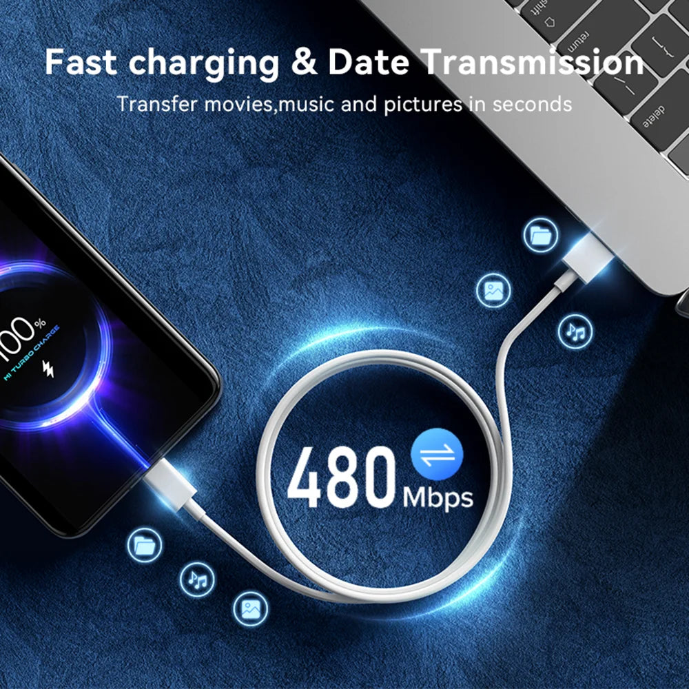 Cargador Ultra rápido de 67W UE EE. UU. para Xiaomi 11 12 13T 14T 15 Redmi Note 11T 12T 13 14 Pro POCO tipo C USB Turbo Cable de carga rápida