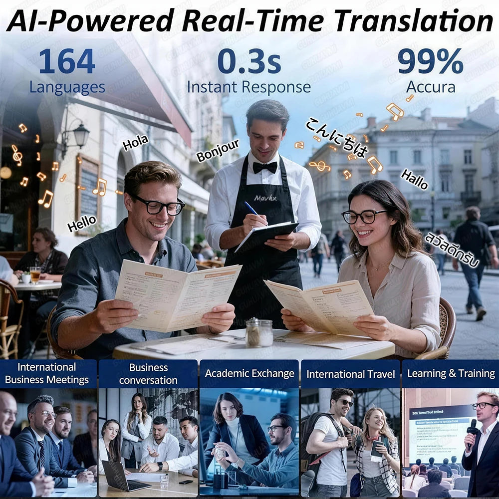 2026New Smart AI Glasses 4K 800W Camera ChatGPT Photos&Video  3600mAh Charging Case Power Bank 32GB Translation Music Sunglasses