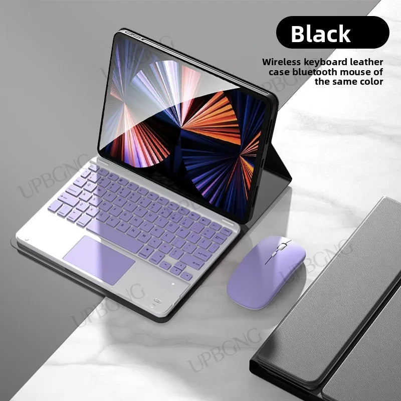Funda con teclado táctil para Xiaoxin Pad Pro GT, cubierta para teclado y ratón inalámbrico Bluetooth de 11,1 pulgadas, accesorios para Lenovo Pad Pro GT