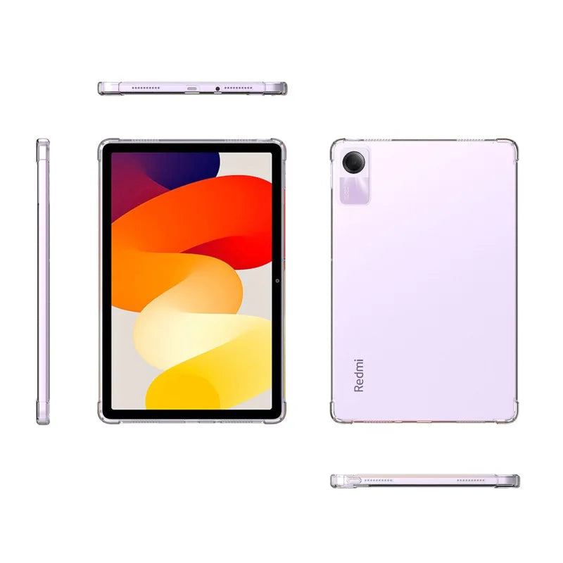 Para Redmi Pad SE 11 "2023 funda transparente bolsas de aire suave silicona TPU protección a prueba de golpes Capa Fundas para Xiaomi RedmiPad SE